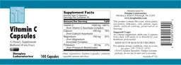 Label for Vitamin C Capsules