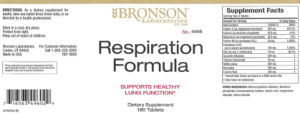 Respiration Formula