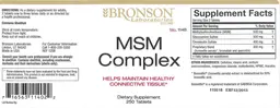 Label for MSM Complex