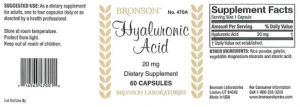 Hyaluronic Acid 20 mg