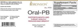 Label for Oral-PB