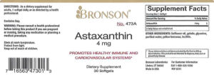 Astaxanthin 4 mg