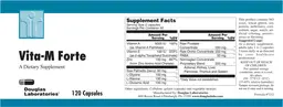 Label for Vita-M Forte