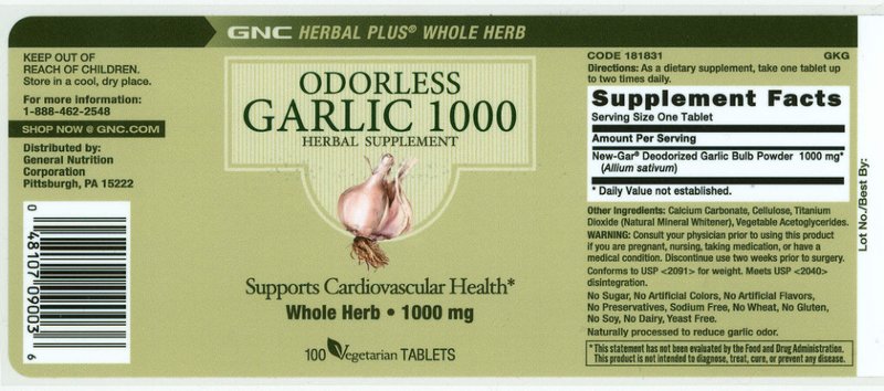 Odorless Garlic 1000