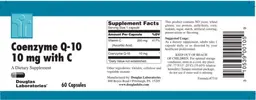 Label for Coenzyme Q-10 10 mg With C
