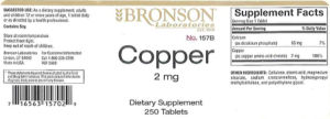 Copper 2 mg