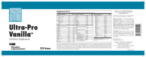 Ultra-Pro Vanilla