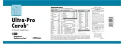 Label for Ultra-Pro Carob