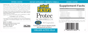 Protec Acidophilus With FOS