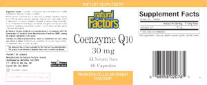 Coenzyme Q10 30 mg