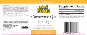 Coenzyme Q10 60 mg