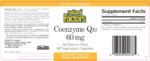 Coenzyme Q10 60 mg