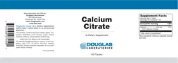 Label for Calcium Citrate