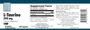 L-Taurine 500 mg