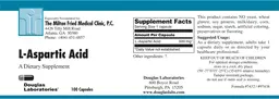 Label for L-Aspartic Acid