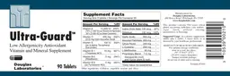 Label for Ultra-Guard Low Allergenicity Antioxidant