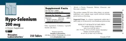 Label for Hypo-Selenium 200 mcg