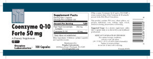 Coenzyme Q-10 Forte 50 mg