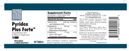 Label for Pyridox Plus Forte