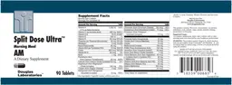 Label for Split Dose Ultra Morning Meal AM