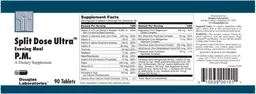 Label for Split Dose Ultra Evening Meal P.M.