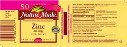 Zinc 30 mg Supplement