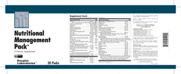Label for Nutritional Management Pack