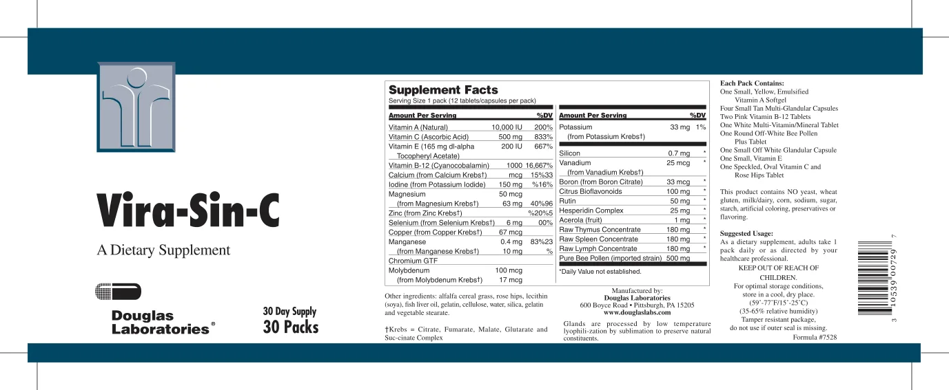 Label for Vira-Sin-C