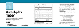 Label for Ascorbplex 1000 Non-Acid Ascorbate Complex