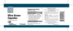 Label for Ultra Green Capsules