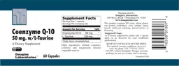 Coenzyme Q-10 50 mg W/L-Taurine