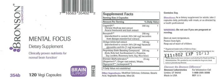 Label for Mental Focus