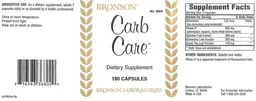 Label for Carb Care