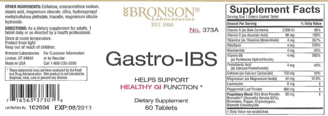 Label for Gastro-IBS