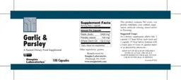 Label for Garlic & Parsley