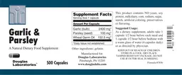Label for Garlic & Parsley