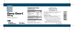 Label for Cherry Chew-C 250 mg