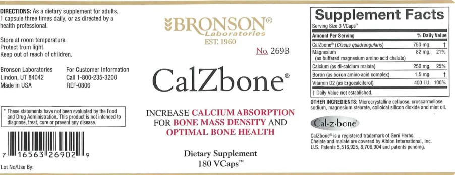 Label for CalZbone