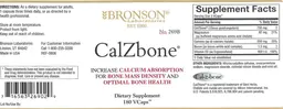 Label for CalZbone