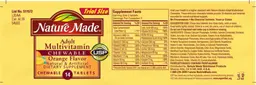Label for Adult Multivitamin
