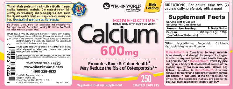 Calcium 600 mg