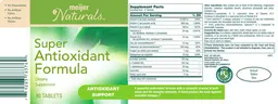 Label for Super Antioxidant Formula