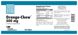Label for Orange-Chew 500 mg