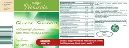 Label for Glucose Support
