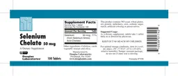 Label for Selenium Chelate 50 mcg