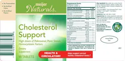 Label for Cholesterol Support
