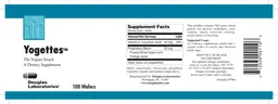 Label for Yogettes The Yogurt Snack