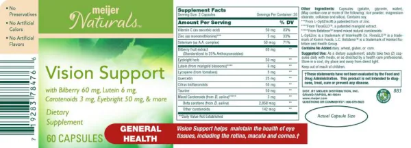 Label for Vision Support