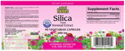 Label for Silica From Horsetail Extract