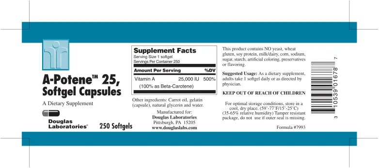 Label for A-Potene 25